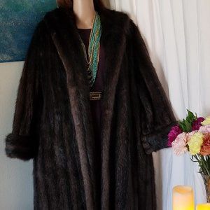 Natural Beaver coat Vintage